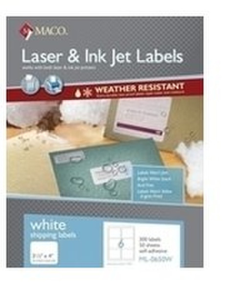 MACO ML-0250W printer label
