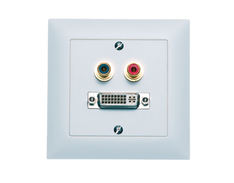 Feller UP-ED/2CINCHDVI White socket-outlet