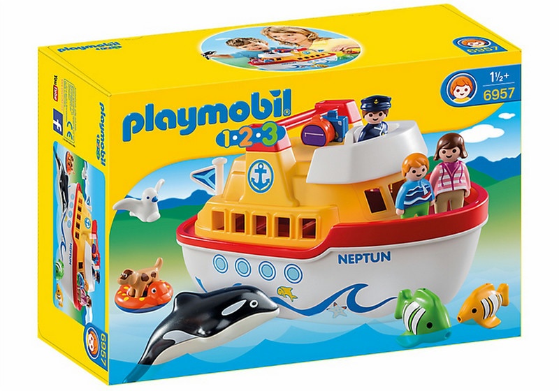 Playmobil 1.2.3 My Take Along Ship
