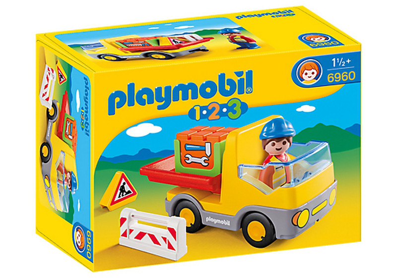 Playmobil 1.2.3 Construction Truck