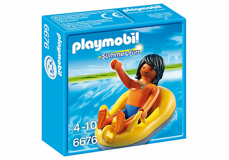 Playmobil Summer Fun River-Rafting Tube 1шт фигурка для конструкторов