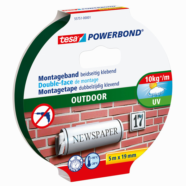 TESA Powerbond OUTDOOR 5m Mounting tape