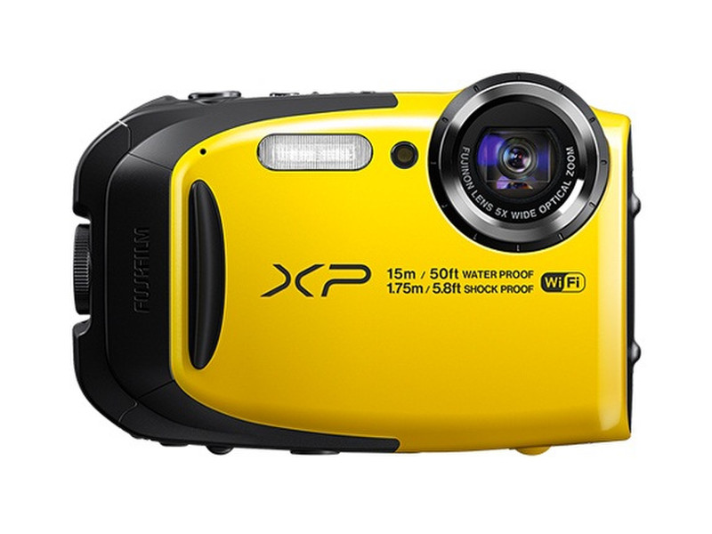 Fujifilm FinePix XP80 16.4МП 1/2.3" CMOS 4608 x 3456пикселей Черный, Желтый
