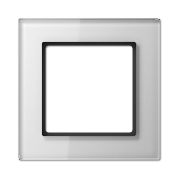 JUNG AC 581 GL WW Transparent switch plate/outlet cover