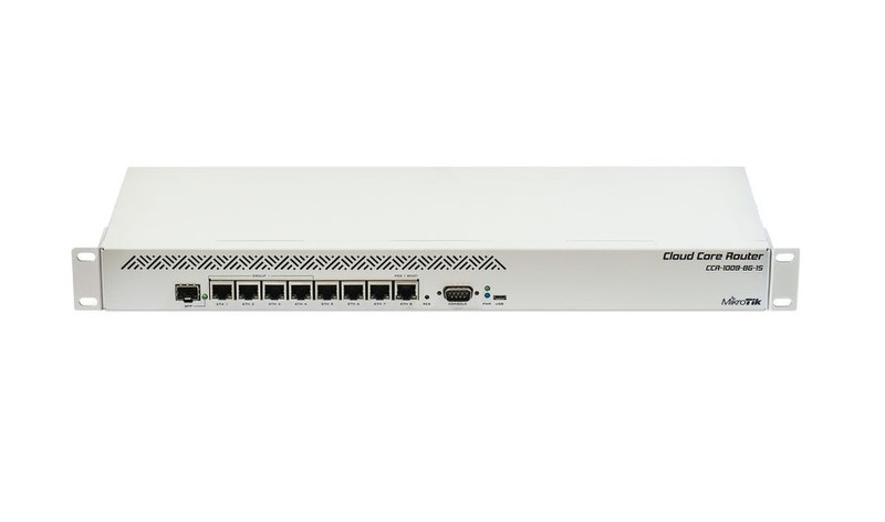 Mikrotik CCR1009-8G-1S Eingebauter Ethernet-Anschluss Router