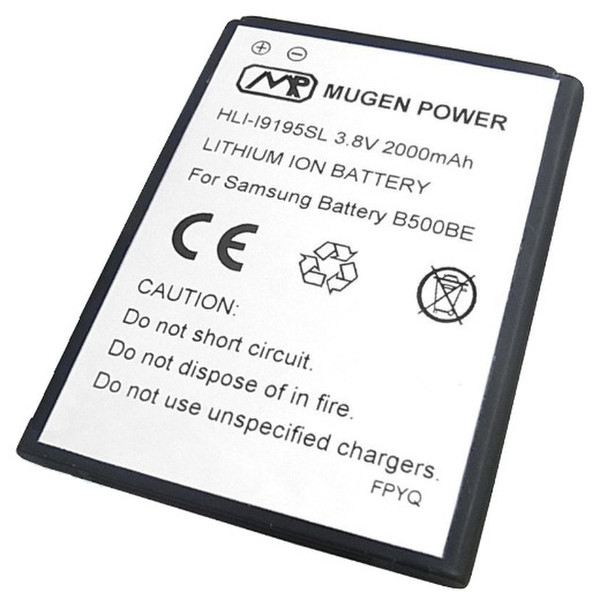 Mugen Power HLI-I9195SL Lithium-Ion 2000mAh 3.8V rechargeable battery