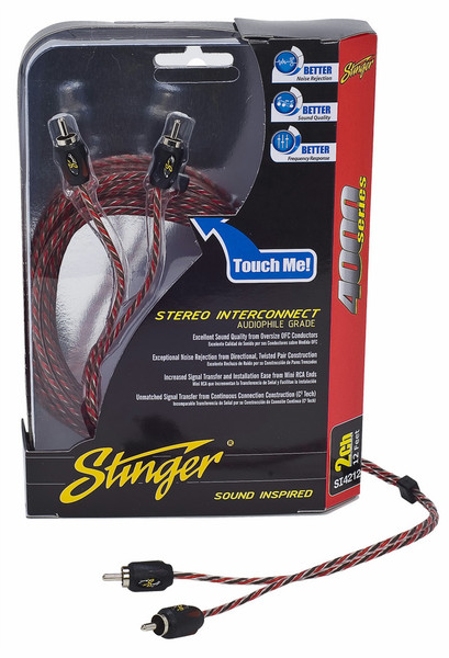 Stinger 2 x RCA, 1.5ft