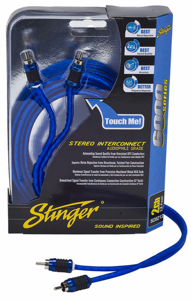 Stinger 2 x RCA, 20ft