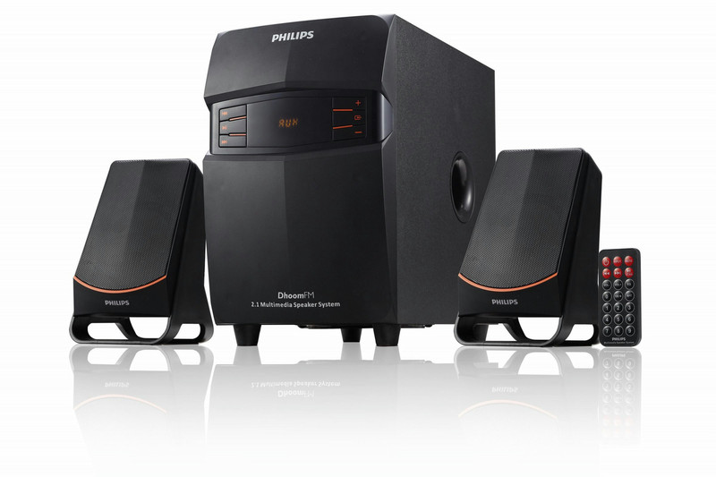 Philips MMS2550F/94 2.1канала 20Вт Черный набор аудио колонок