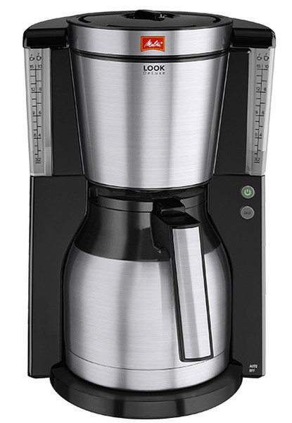 Melitta Look Therm Deluxe Drip coffee maker 15cups Black
