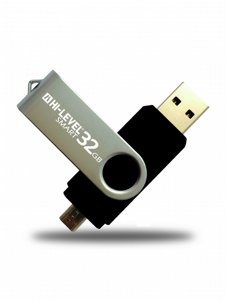 Hi-level 32GB Smart OTG USB 32GB USB 2.0/Micro-USB Schwarz USB-Stick