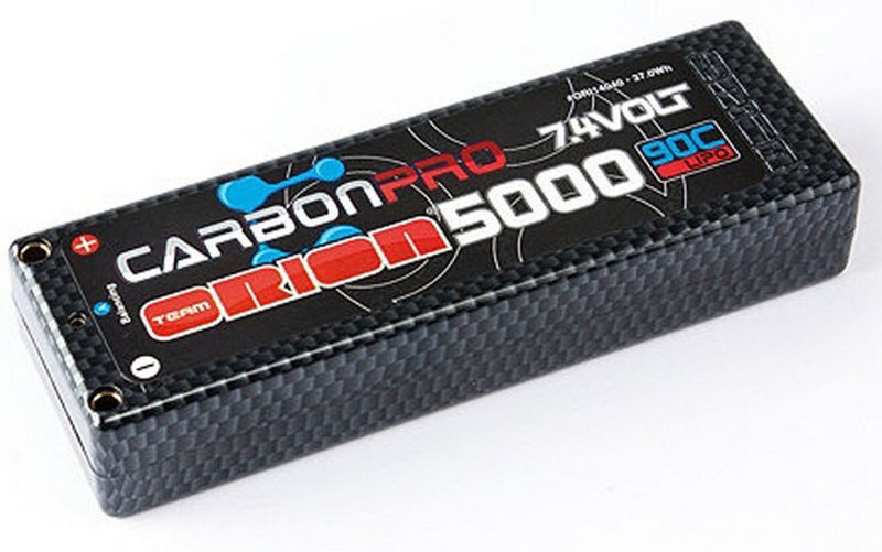 Team Orion ORI14043 Lithium Polymer 5000mAh 7.4V rechargeable battery