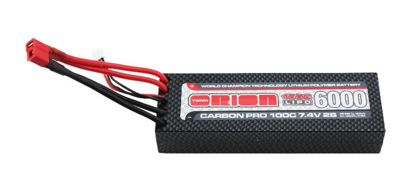 Team Orion ORI14059 Lithium Polymer 6000mAh 7.4V rechargeable battery