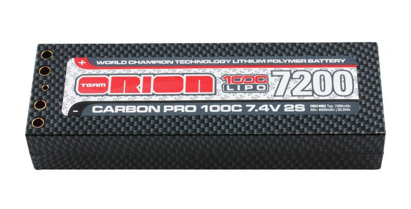 Team Orion ORI14062 Lithium Polymer 7200mAh 7.4V rechargeable battery
