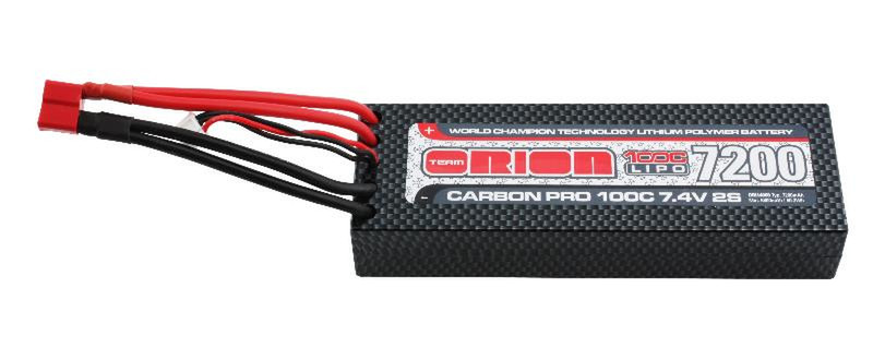 Team Orion ORI14060 Lithium Polymer 7200mAh 7.4V rechargeable battery