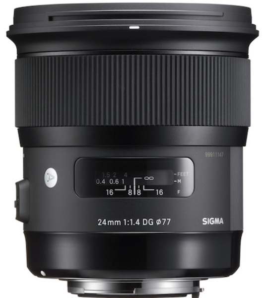Sigma 24mm F1.4 DG HSM Wide lens Schwarz