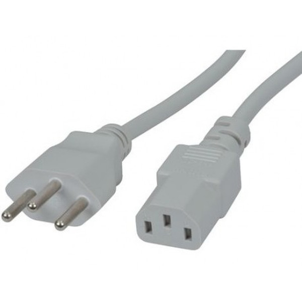 Diverse Electronics 102660 3m C13 coupler Grey power cable