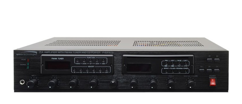 Speco P60FACD audio amplifier