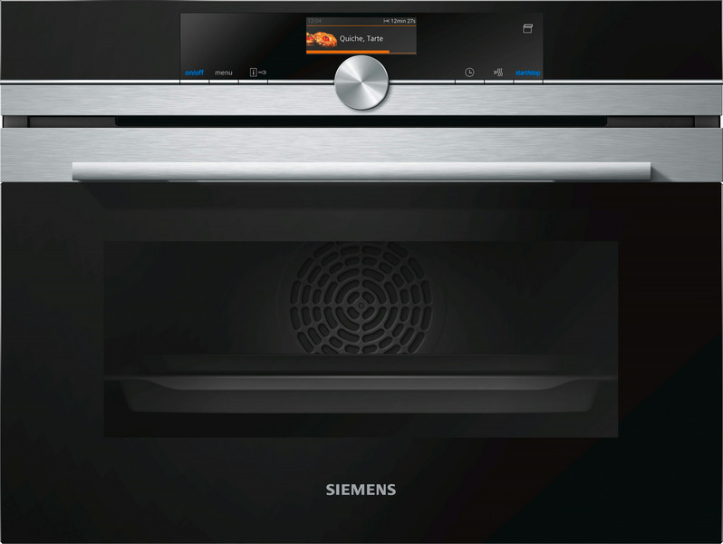 Siemens CR656GBS1 Electric oven 47л A Черный, Нержавеющая сталь