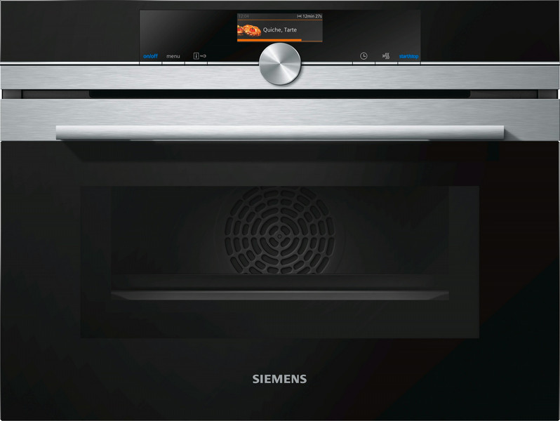 Siemens CM656GBS1 Electric oven 45l Schwarz, Edelstahl Backofen