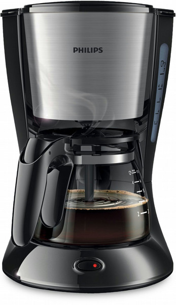 Philips Daily Collection HD7434/20 freestanding Drip coffee maker 0.92L Black,Stainless steel coffee maker