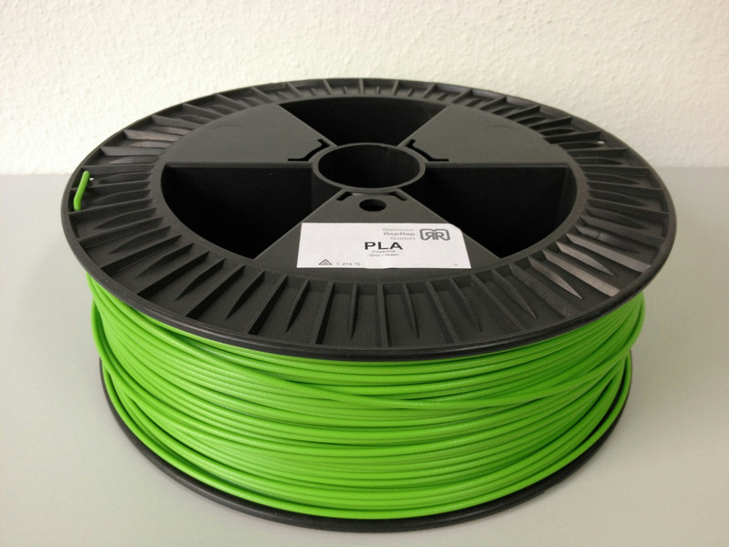 German RepRap PLA FILAMENT 2.1KG (3MM) GREEN