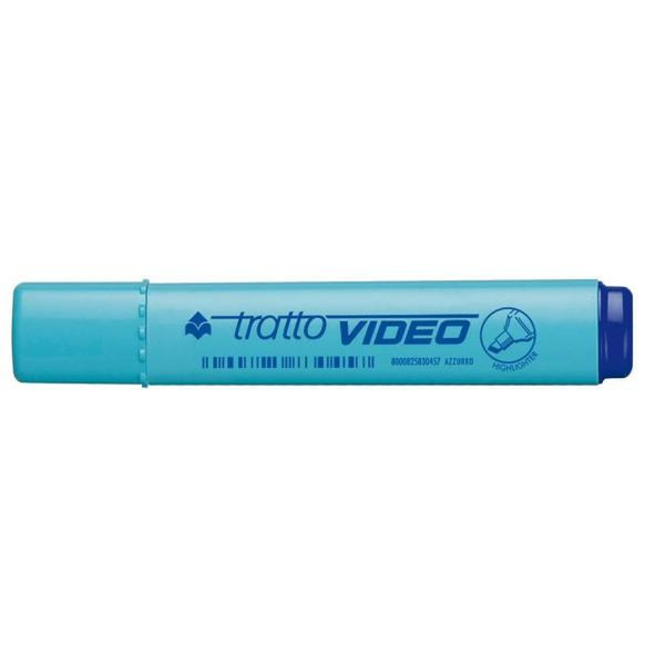 Tratto Video Chisel tip Blue 12pc(s) marker