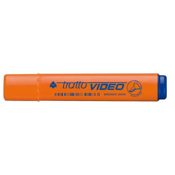 Tratto Video Скошенный наконечник Оранжевый 12шт маркер