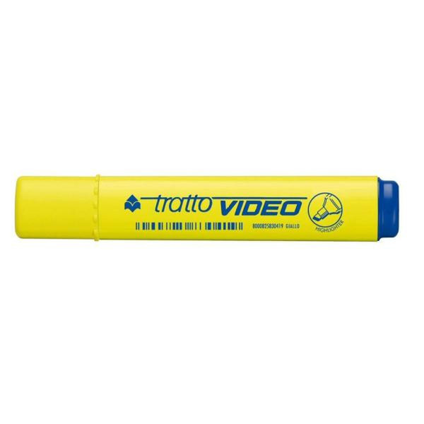 Tratto Video Chisel tip Yellow 12pc(s) marker