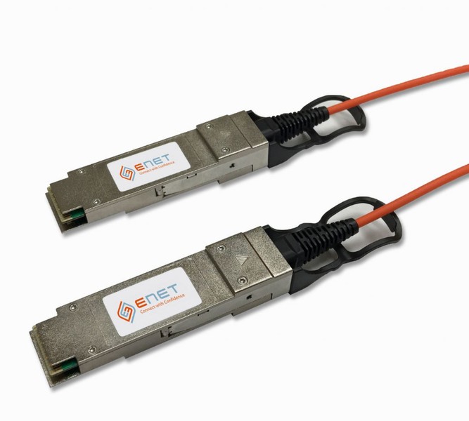 eNet Components QSFP-HAOC1M-ENC 1м QSFP+ QSFP+ Серый InfiniBand кабель