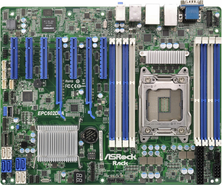 Asrock EPC602D8A Intel C602 Socket R (LGA 2011) ATX server/workstation motherboard