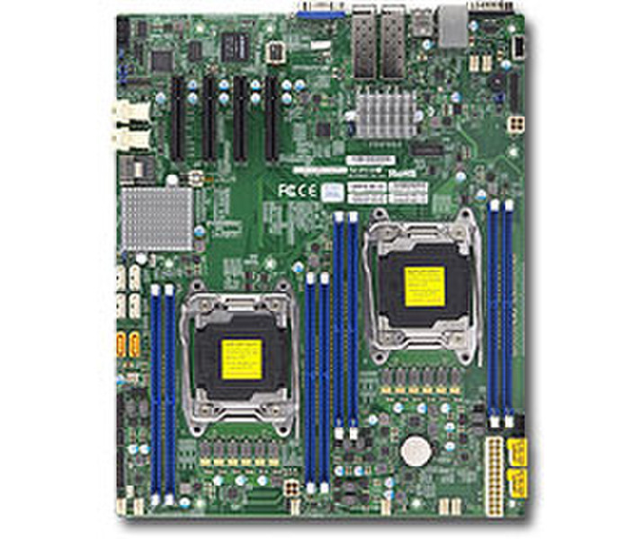 Supermicro X10DRD-INTP Intel C612 Socket R (LGA 2011) Расширенный ATX материнская плата для сервера/рабочей станции