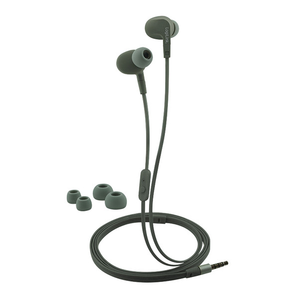 LogiLink HS0041 Binaural im Ohr Grau Mobiles Headset