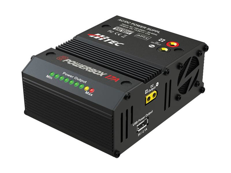 Hitec ePowerBox 17A Для помещений Черный адаптер питания / инвертор