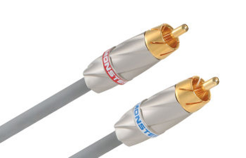 Monster Cable Stereo Audio 300i 1m Grau Audio-Kabel