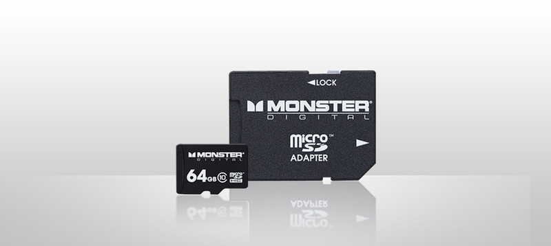 Monster Digital 64 GB microSDXC 64GB MicroSDXC Class 10 memory card