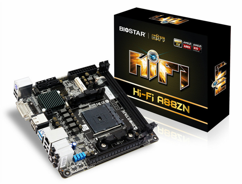 Biostar HI-FI A88ZN A88X Socket FM2+ Mini ITX материнская плата