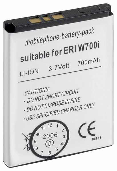 1aTTack 7788988 Lithium-Ion 700mAh 3.7V rechargeable battery
