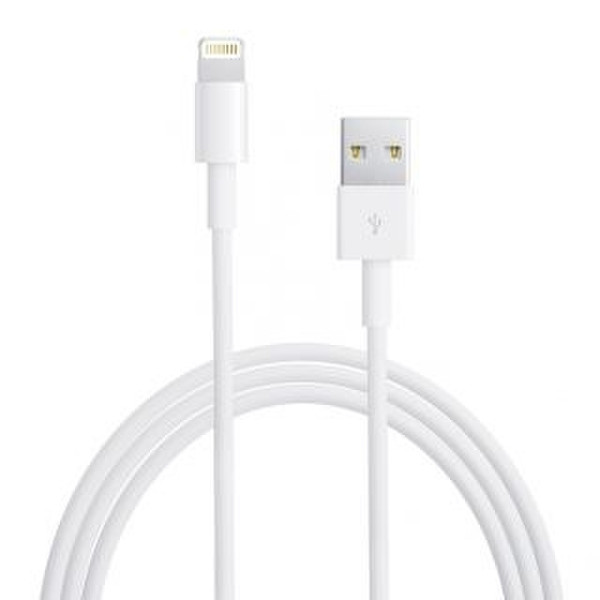 Unotec 32.0066.00.00 1m USB A Lightning Weiß USB Kabel
