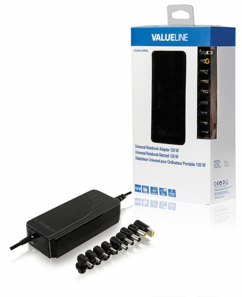 Valueline CSUNA120RBL адаптер питания / инвертор