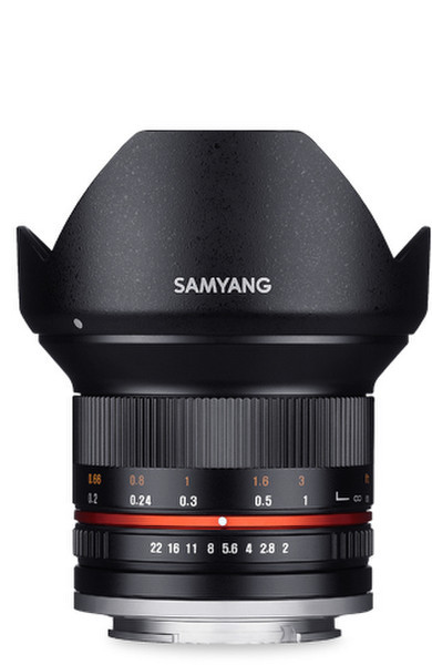 Samyang 12mm f/2.0 NCS CS SLR Wide lens Schwarz