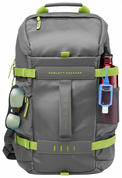 HP 15.6 in Green/Gray Odyssey Backpack