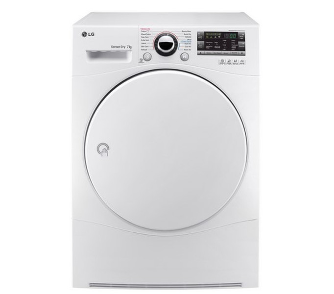 LG RC7066A6Z freestanding Front-load 7kg B White tumble dryer