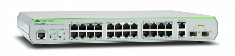 Allied Telesis AT-FS926M-50 Управляемый L2 Fast Ethernet (10/100) 1U Серый