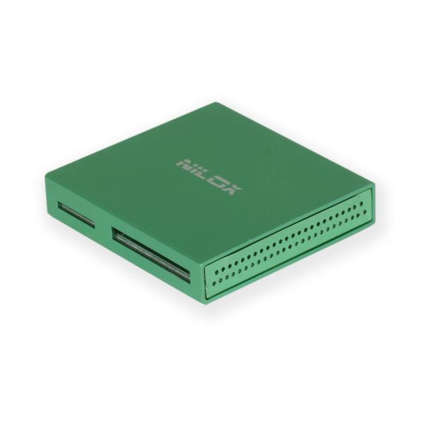 Nilox 10NXCRQ100002 USB 2.0 Зеленый устройство для чтения карт флэш-памяти