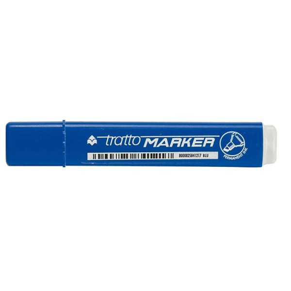 Tratto Marker Скошенный наконечник Синий 12шт перманентная маркер