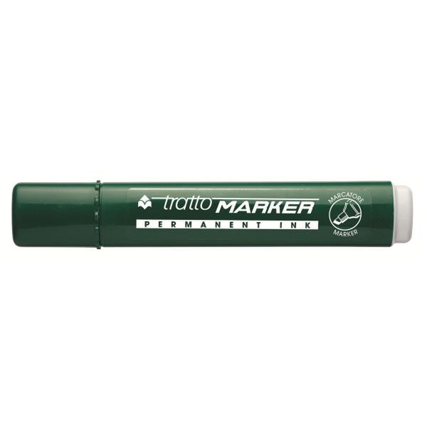 Tratto Marker Скошенный наконечник Зеленый 12шт перманентная маркер
