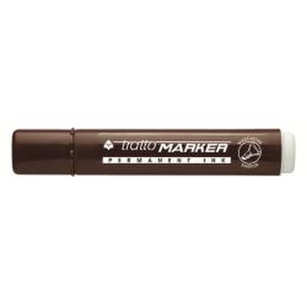 Tratto Marker Скошенный наконечник Коричневый 12шт перманентная маркер
