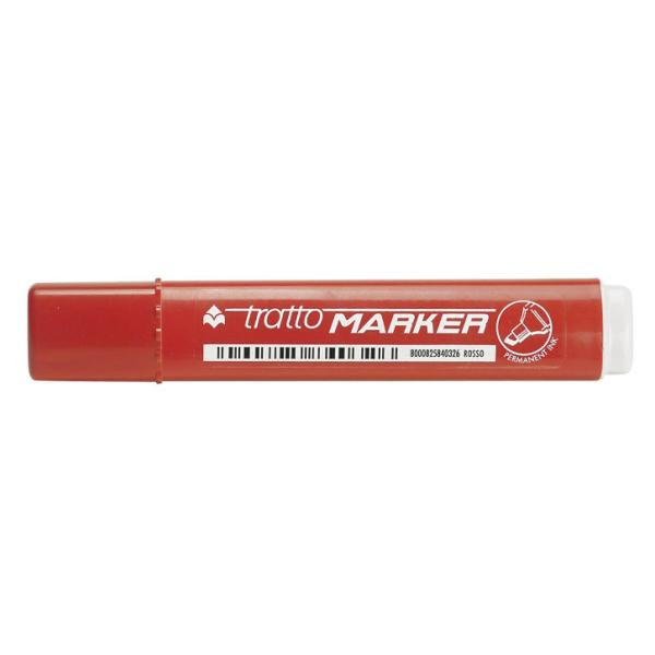 Tratto Marker Пулевидный наконечник Красный 12шт перманентная маркер