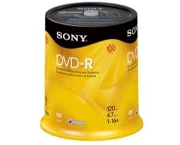 Sony 100DMR47RS4 4812.8GB DVD+R 100pc(s) blank DVD